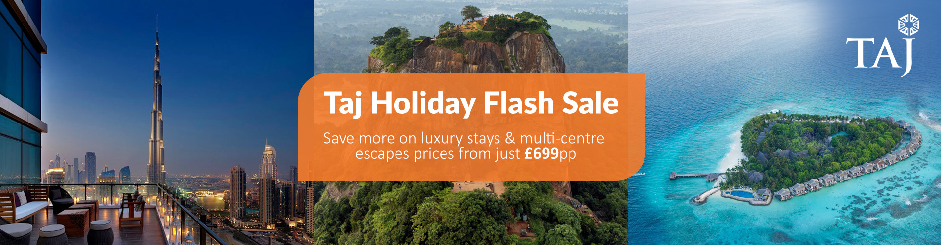 Taj Holiday Flash Sale