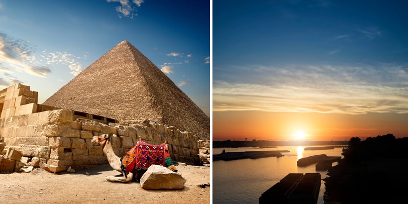 Cairo, Egypt & Cairo, Illinois