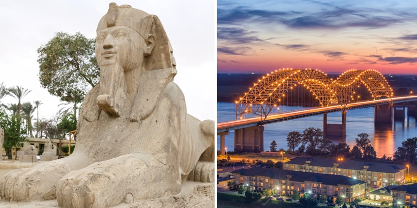 Memphis, Egypt & Memphis, Tennessee