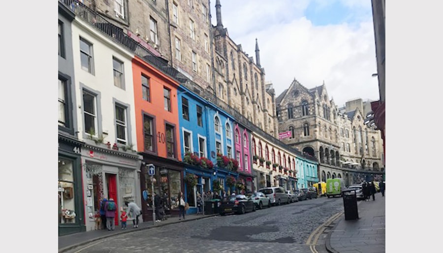 Victoria-Street-in-Edinburgh-Cheap-Flight-Tickets-From-UK-Brightsun-Travel