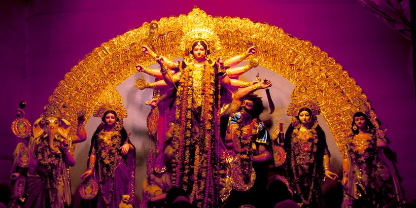 durga-idol-puja-navrata-west-bengal