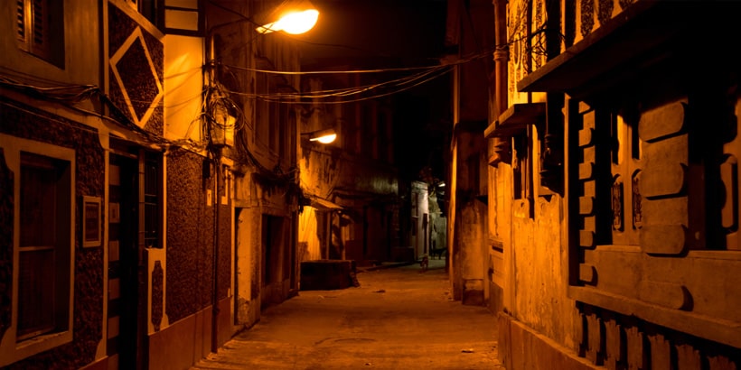 streets north kolkata one ancient structures