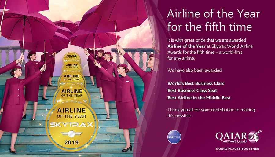 Qatar-Airways-World-best-Airline-of-the-Year-Airline-tickets-Booking-from-Brightsun-Travel