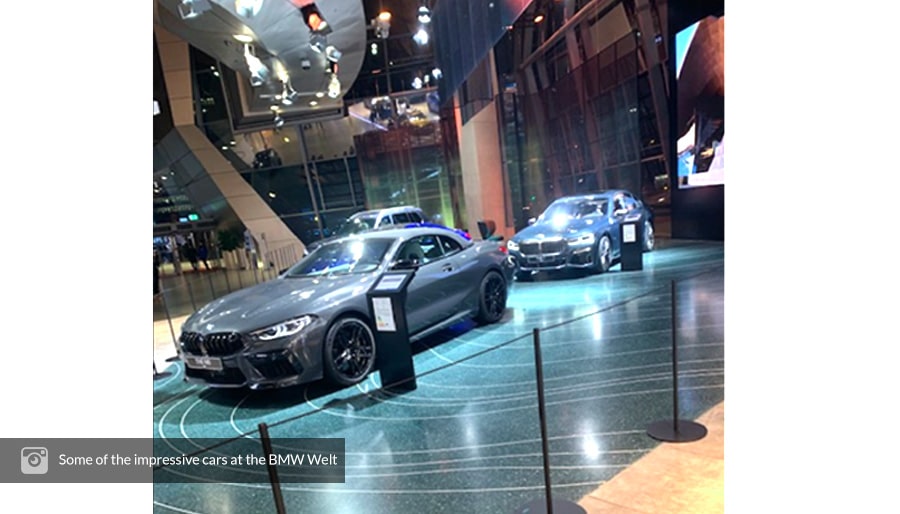 Impressive-Cars-at-BMW-Welt-Airline-Travel-Agency-Brightsun-UK